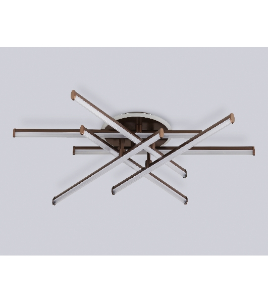 Потолочный светодиодный светильник Ambrella light FL6253 CF кофе 97W 3000K-6400K 805*760*170 (ПДУ ИК)