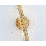 Настенный светодиодный светильник Ambrella light LH31143 BS/CL латунь/прозрачный 13W 3000K 280*70*350, фото4