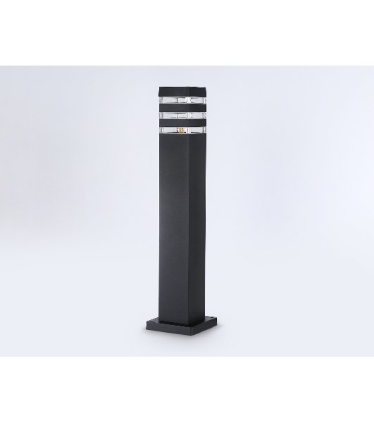 Светильник Ambrella light ST2582 BK/CL черный/прозрачный IP54 E27 max 40W 90*90*630