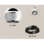 Светильник Ambrella Light XS1104010 PSL/PBK серебро полированное/черный полированный MR16 GU5.3 LED 3W 4200K (C1104, N7002), фото 1