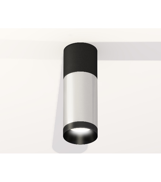 Светильник Ambrella Light XS6324060 SSL/SBK/PBK серебро песок/черный песок/черный полированный MR16 GU5.3