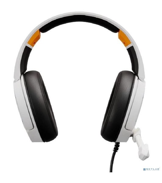 Гарнитура Oklick HS-L710G белый/чёрный, проводная, USB, подсветка