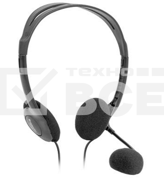 Гарнитура стерео Defender HN-102 накладные компактные 2 х 3.5 mm jack стерео кабель 1,8 м черный