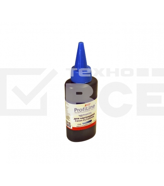 Чернила PL-CLI-426/526 для принтеров Canon iP4820/iP4840/iP4850/iP4870/MG6120/MG6140/MG6150/MG6170/MG8120/MG8140/MG8150/MG8170 Cyan водн 100 мл ProfiLine