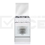 Плита газовая Gefest ПГ 5300-02 0040 белый, конфорок 4 шт, духовка 52 л, 50 см x 85 см x 58.5 см, фото 1