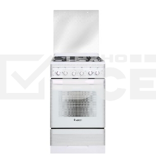 Плита газовая Gefest ПГ 5300-02 0040 белый, конфорок 4 шт, духовка 52 л, 50 см x 85 см x 58.5 см