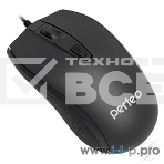 Мышь проводная Perfeo PROFIL черный, 1600 dpi, USB, кнопки - 4, фото 1