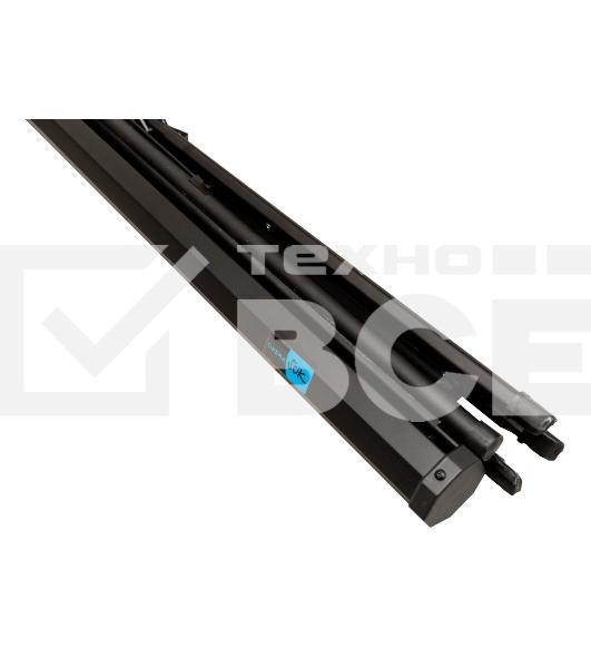 Экран Sakura 200x200 см TriScreen 1:1 напольный рулонный белый 111' Matt White (MW), черный корпус