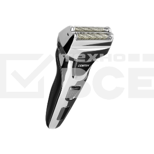 Бритва Centek CT-2174 (черн/хром) cеточная, плавающая головка, триммер, LED