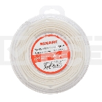 Трубка термоусаживаемая Rexant 5,0/2,5 мм белая, ролик 2,44 м, фото 1