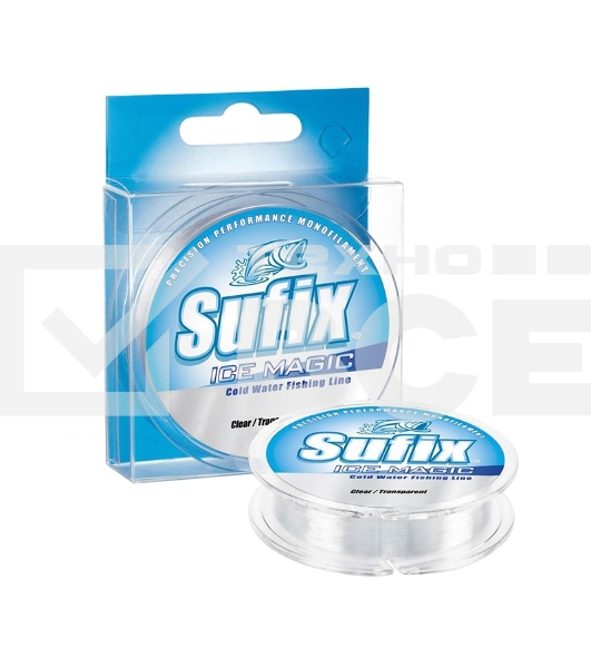 Леска зимняя Sufix Ice Magic прозрачная (блистер) 50м 0.195мм 3,3кг