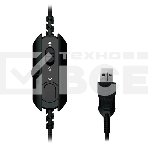 Наушники с микрофоном A4Tech Bloody G570 черный/серый 2м мониторные USB оголовье (G570 USB/ BLACK + GREY), фото4