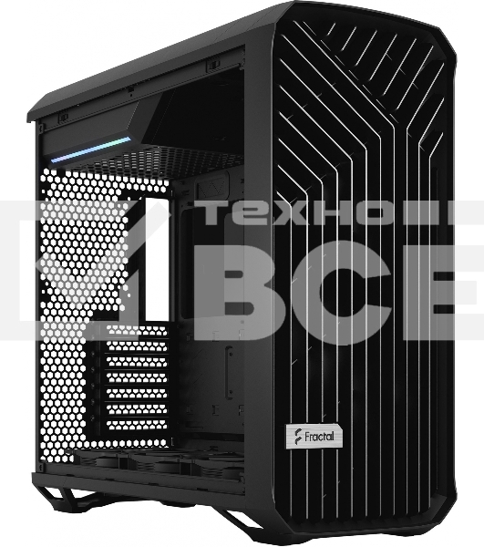 Компьютерный корпус Fractal Design Torrent Black TG Light Tint/E-ATX, TG, 2x3.5, 4x2.5, 7xPCI, 1xUSB-C, 2xUSB3.0/2x180mm, 3x140mm fans inc./FD-C-TOR1A-01