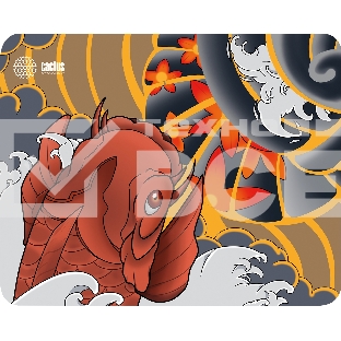 Коврик для мыши Cactus CS-MP-PRO04XL Fish 400x300x3мм