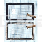 Сенсорное стекло (тачскрин) VTCP090A25-FPC-2.0, черное, фото3