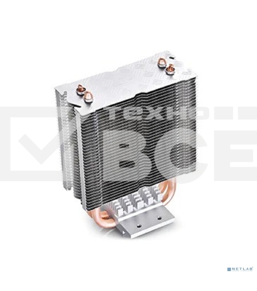 Кулер для процессора DEEPCOOL ICE EDGE MINI FS V2.0 синий, 80 мм, алюминий/медь, 2200 об/мин, 24.7 дБ, 3 pin, 100 Вт, 112 мм