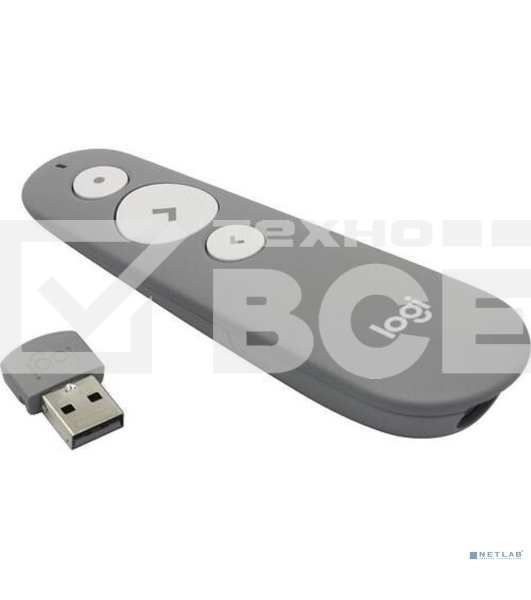 Презентер Logitech Laser Presenter R500s Mid Grey