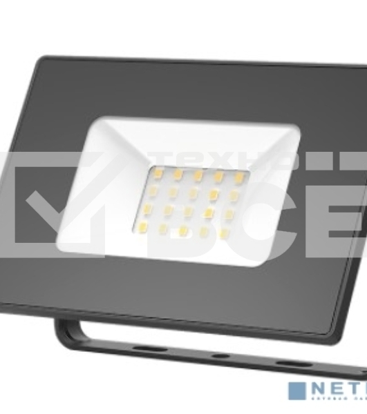 Прожектор светодиодный GAUSS 613527120 LED 20W 1300lm IP65 3000К черный 1/60