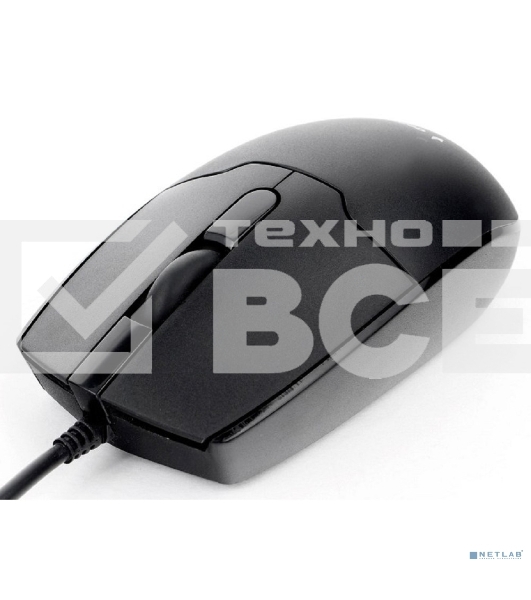 Мышь проводная Gembird MOP-425 черный, 1000 dpi, USB, кнопки - 3