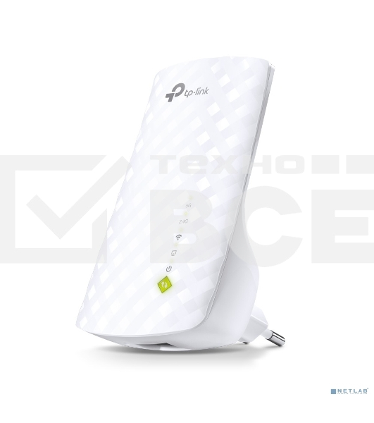 Повторитель беспроводного сигнала TP-Link SOHO RE200 10/100BASE-TX/Wi-Fi белый поставляется без кабеля RJ-45