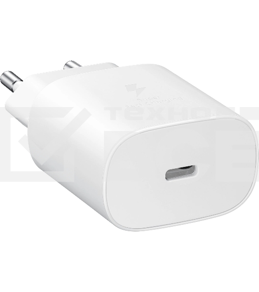 Сетевое зарядное устройство Samsung Adapter 25W Type C с кабелем белый (EP-TA800XWEGWW)