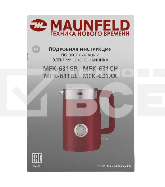Чайник Maunfeld MFK-631GR