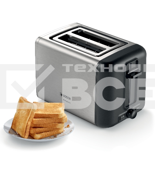 Тостер Bosch TAT3P420 нержавеющая сталь