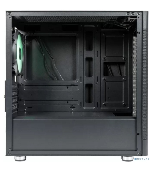 Компьютерный корпус mATX Eurocase M08 ARGB черный без БП закаленное стекло USB 3.0