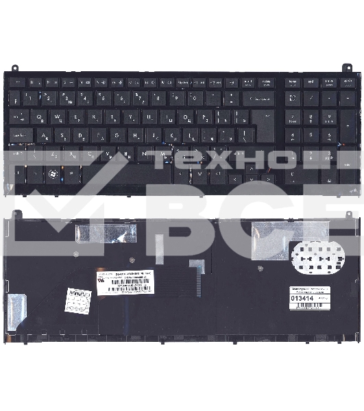 Клавиатура для ноутбука HP Probook 4520S 4525s черная c рамкой