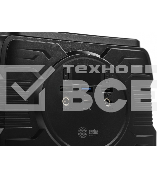 Портативный аккумулятор Cactus CS-PCS172 48000mAh 2.1A 2xUSB черный/серый