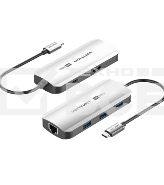 Мультифункциональный хаб Vention USB Type C 6 в 1