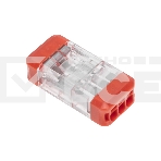 Экспресс-клемма Rexant СМК 2273-203R проходная разъемная 3 полюса 0,5-2,5мм² (50 шт/уп), фото5