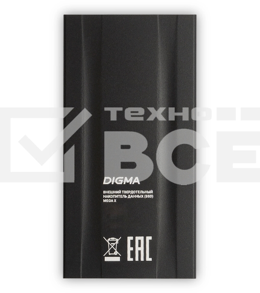 Внешний накопитель SSD Digma USB3.2 Gen2x2 4TB DGSM8004T2MGG MEGA X 1.8
