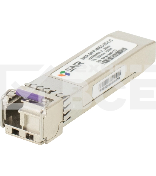 Модуль SNR SFP WDM, дальность до  20км (14dB), 1550нм