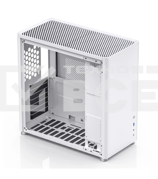 Компьютерный корпус JONSBO D40 White без БП, боковая панель из закаленного стекла, mini-ITX, micro-ATX, ATX, белый