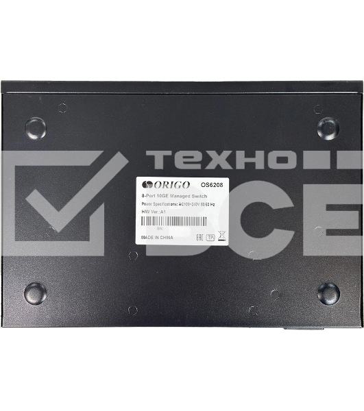 Коммутатор управляемый ORIGO OS6208/A1A L2, 8x10GBase-T, консольный порт RJ-45, комплект для установки в 19