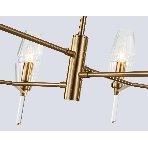 Люстра Ambrella light LH55202/8 BS/CL латунь/прозрачный E14*8 max 40W D800*520, фото3