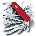 Нож перочинный Victorinox SwissChamp (1.6795) 91мм 33функций красный карт.коробка, фото 1