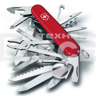 Нож перочинный Victorinox SwissChamp (1.6795) 91мм 33функций красный карт.коробка