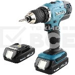 Дрель-шуруповерт Makita DDF453SYE Дрель ак {18В,2х1.5Ач Li-ion,БЗП-13мм,0-400\1300об\м,42\27Нм,1.8кг,чем}, фото 1