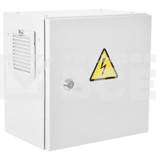 Шкаф ЭКОНОМ уличный всепогодный настенный укомплектованный (В600 Ш600 Г300), комплектация T2-IP65