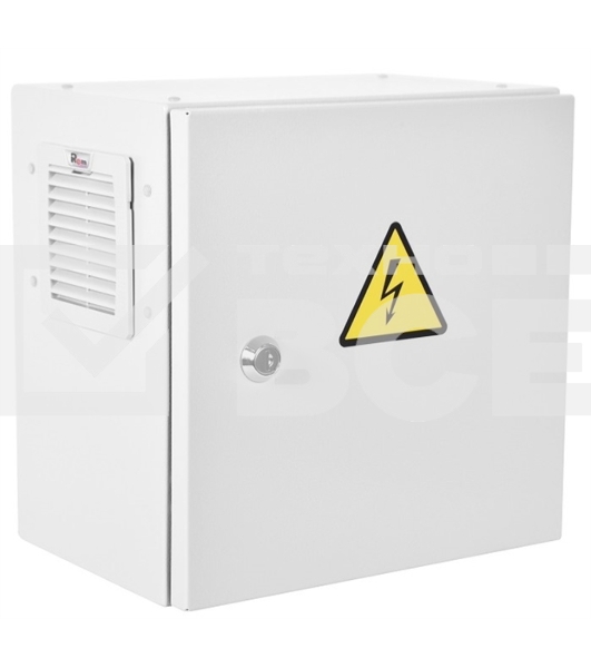 Шкаф ЭКОНОМ уличный всепогодный настенный укомплектованный (В600 Ш600 Г300), комплектация T2-IP65