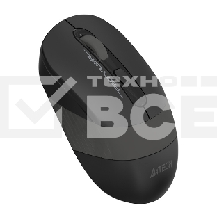 Мышь беспроводная A4Tech Fstyler FG10 черный/серый, 2000 dpi, радиоканал, USB, кнопки - 4