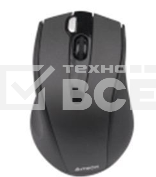 Мышь беспроводная A4Tech G9-500F черный, 1200 dpi, радиоканал, USB, кнопки - 4