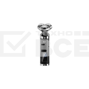Бритва Centek CT-2175 (черн) ротор 4D, ВЛАЖНОЕ БРИТЬЁ, 3 плав.головки, USB, зарядка 1 час, подставка