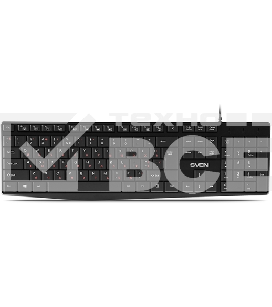 Клавиатура Sven KB-S305 чёрная USB