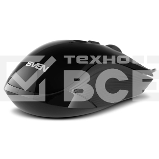 Мышь проводная SVEN RX-520S черный, 3200 dpi, USB, кнопки - 6