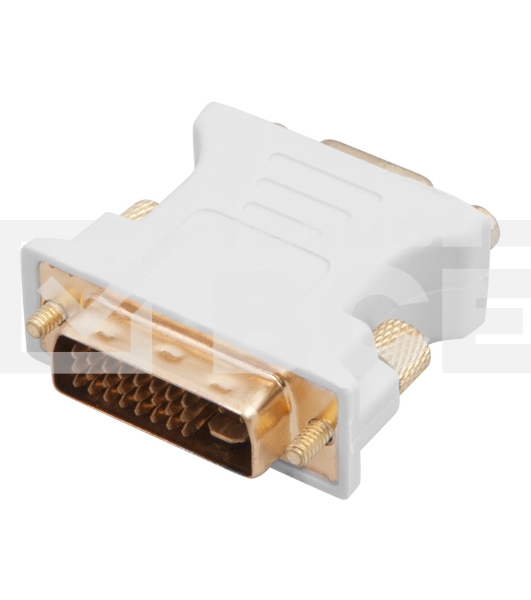 Переходник Rexant (17-6821) ПЕРЕХОДНИК шт.DVI - гн.VGA GOLD
