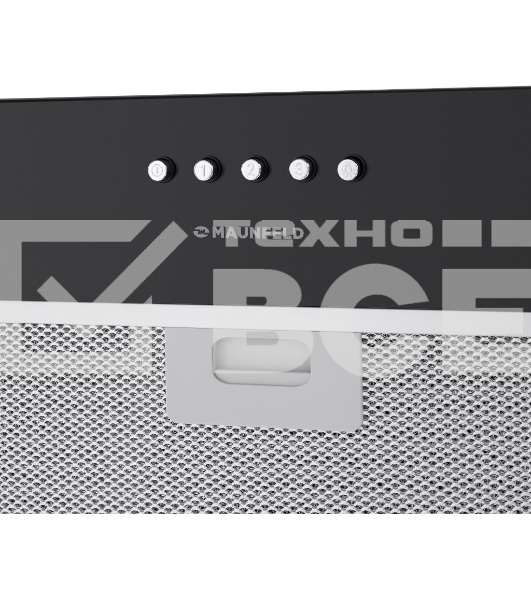 Вытяжка встраиваемая Maunfeld Crosby Singl 60 черный, 60 см, 850 куб. м/ч, 48 дБ