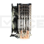 Кулер для процессора Crown CM-5 прозрачный/черный, 120 мм, 1500 об/мин, 30.8 дБ, 4 pin, 187 Вт, 148 мм, фото2